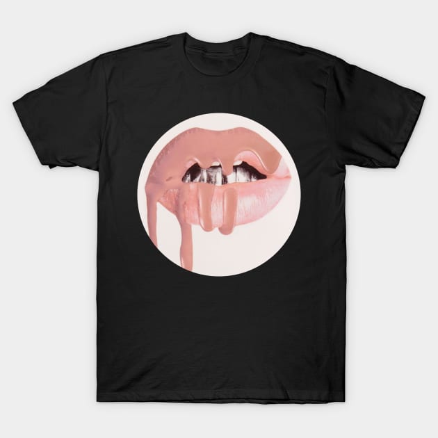 kylie Jenner lips rose T-Shirt by Pop-clothes